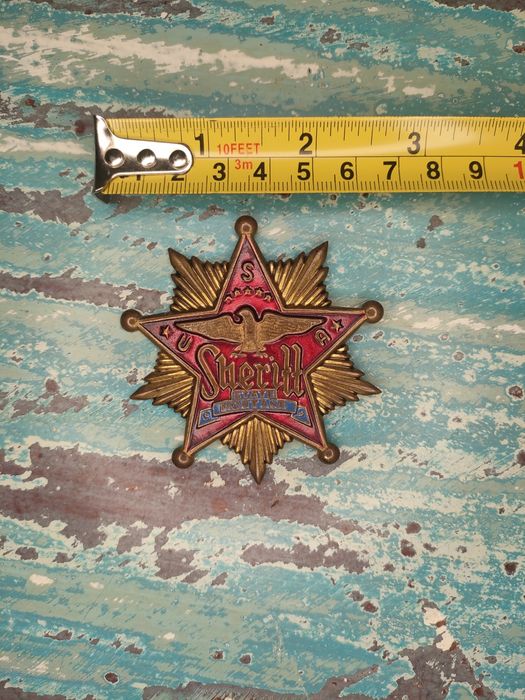 Нагрудный знак, значёк шерифа, Montana USA, звезда Sheriff.