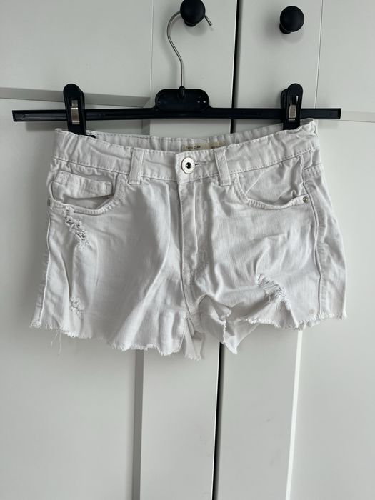 Spodenki jeansowe zara rozmiar 128 dzinsowe szorty