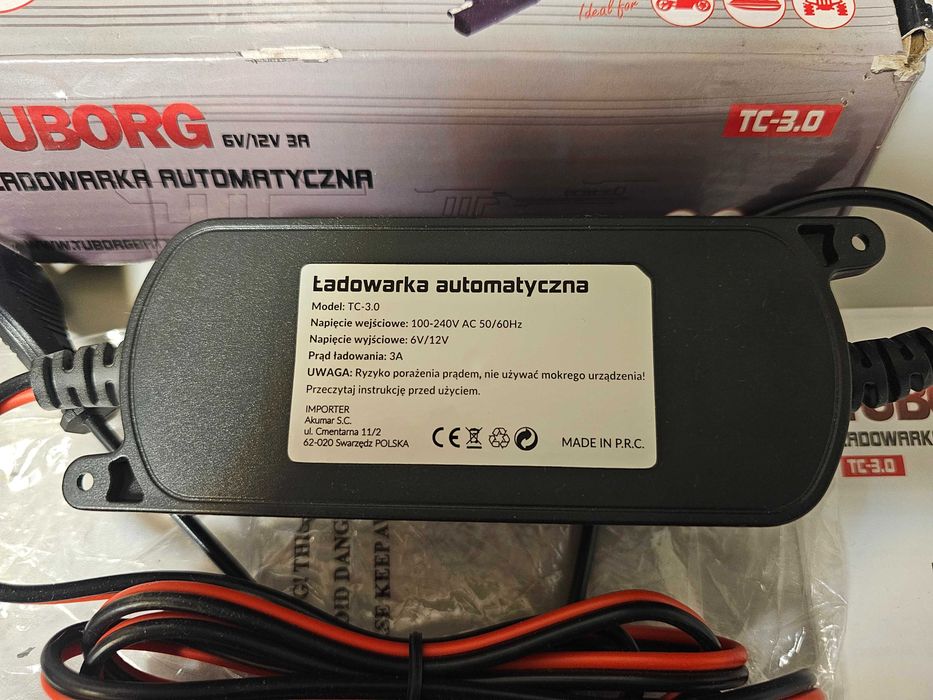 Автоматичний зарядний пристрій Tuborg TC-3.0 6V/12V 3A