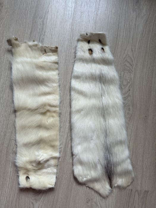 Шкурки норки білі