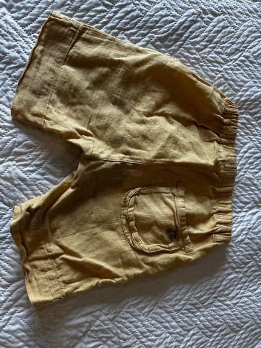 Dziecięce spodenki alladynki z guzikami rozm.110, zara