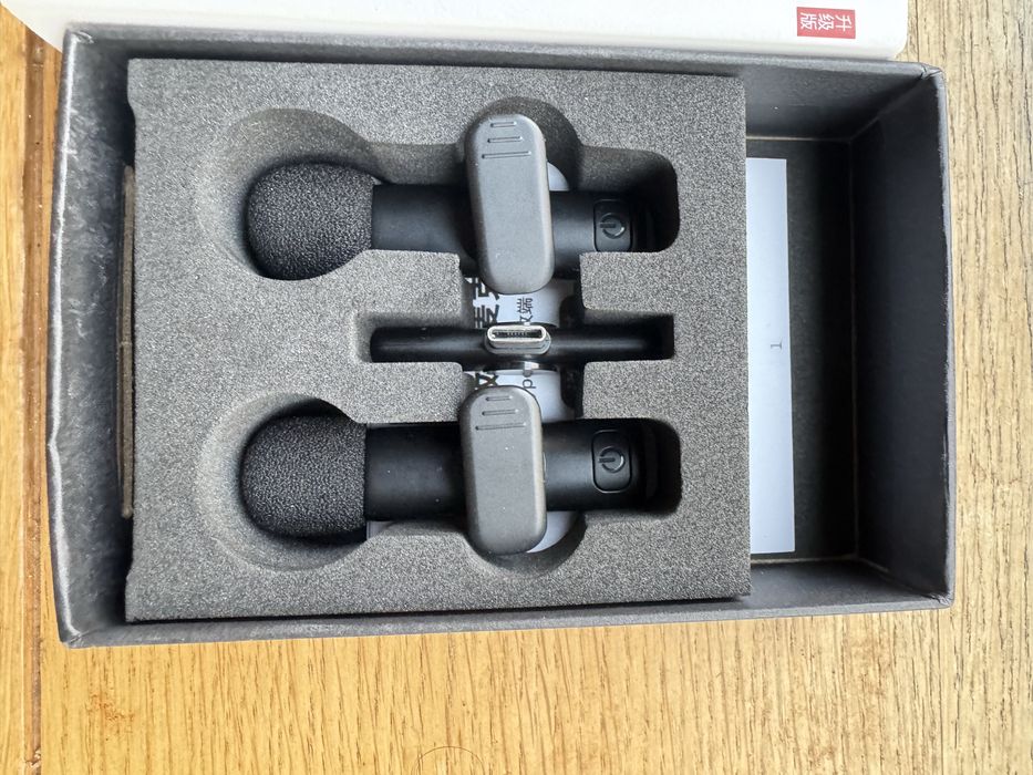 2 Microfones lapela sem fio wireless