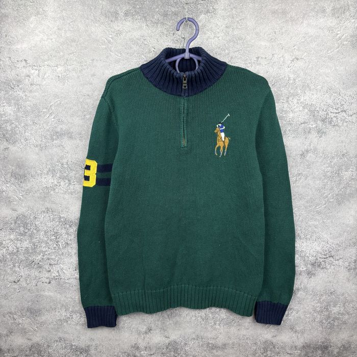 Вʼязаний светр з трійкою Polo Ralph Lauren