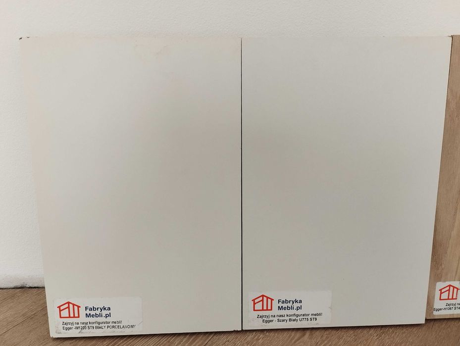 Próbki płyt meblowych