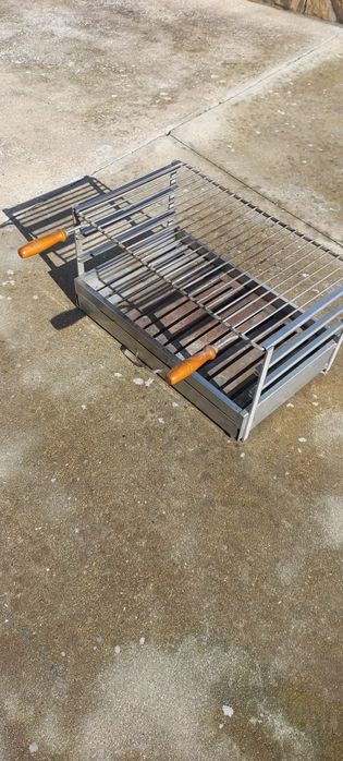 Grelhador para churrasqueira inox