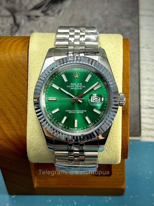 Годинник Rolex Datejust 41 mm Green Dial Ролекс
