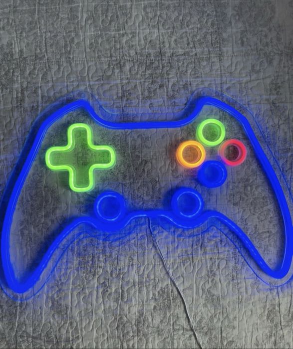 Neon w kształcie pada