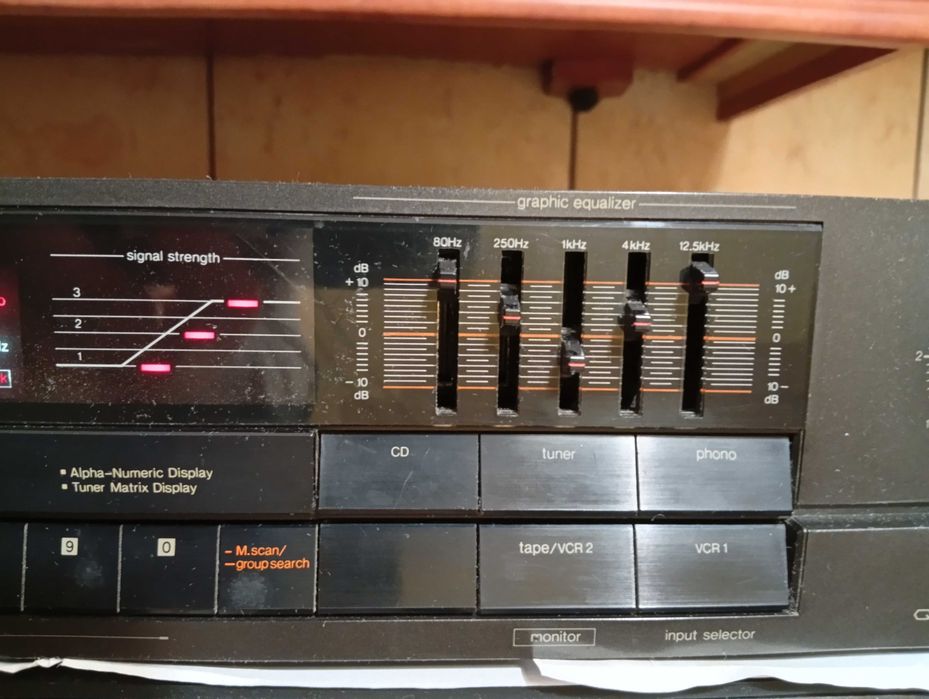 Amplituner TECHNICS SA-160 z korektorem graficznym, HiFi, 2 x 40 Wat