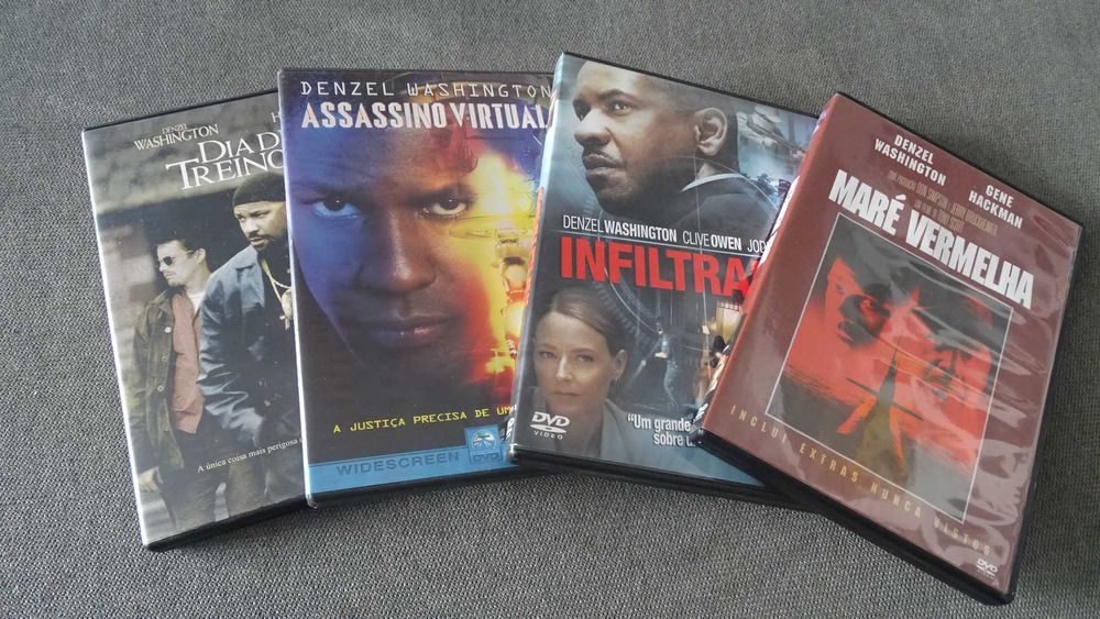 DVDs Denzel Washington . Acção