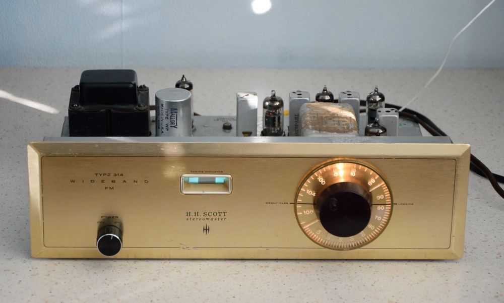 H. H. Scott 314 ламповый тюнер FM tuner USA