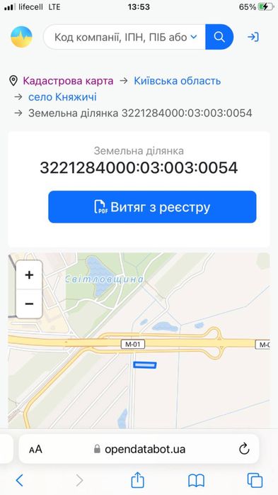 Без % Княжичі,20соток поруч з каналом
