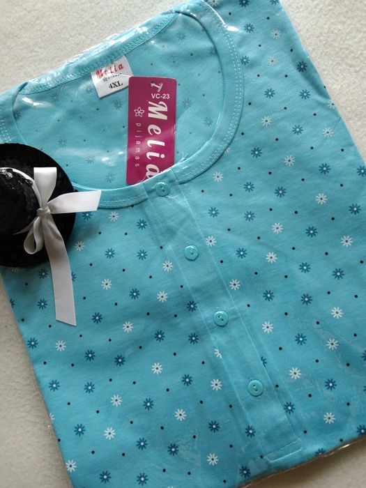 4XL 48 Koszula ciążowa poporodowa do szpitala porodu karmienia odpinan