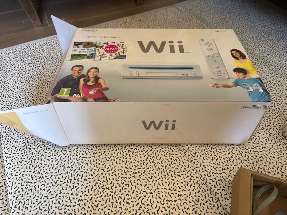 Wii com caixa completa original