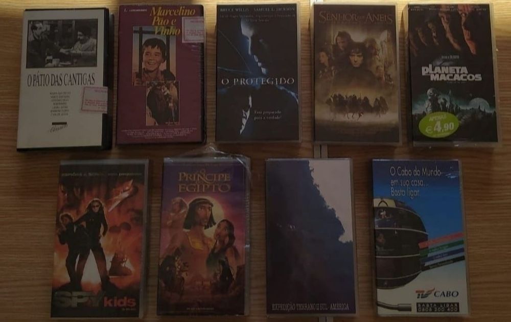 Filmes VHS novos