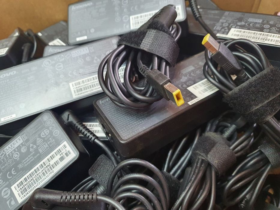 Електрошрот Lenovo 20V 4.5A usb pin 90Вт Square оригінал блок живлення