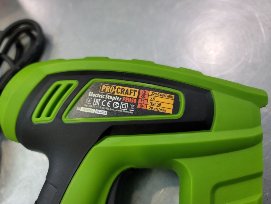 Степлер Электрический ProCraft PEH50 Электростеплер Гарантия