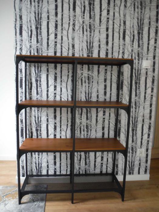 IKEA Regał, czarny, 100x136 cm