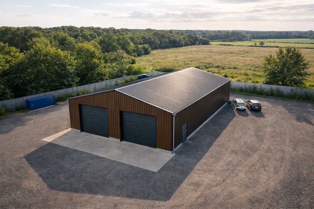 Hala stalowa 15×25×4,5 m | PRODUCENT | Kompleksowa realizacja PL i UE