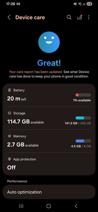 Samsung A25 5G 256GB Funciona perfeitamente, é o telefone que uso.