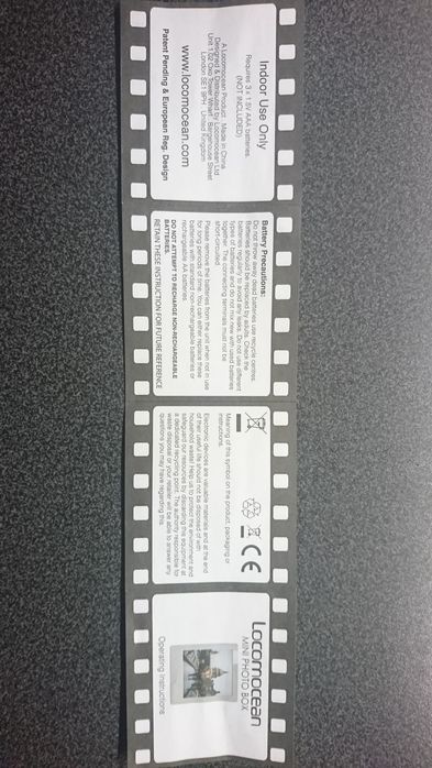 ramka na zdjęcie podświetlana, mini photo light box, locomocean