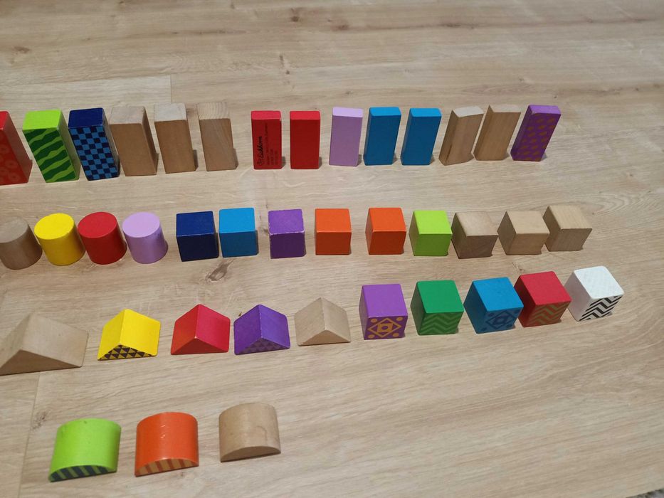Klocki drewniane dla dzieci