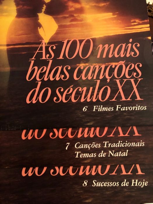 As 100 Mais Belas Canções do Século XX - 8 discos de vinil + 1 extra