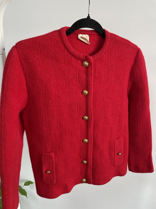 Вінтажний вовняний светр з ґудзиками від jonelle