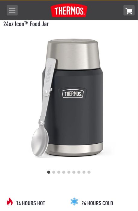 Термос для їжі з ложкою Thermos Icon 710 мл