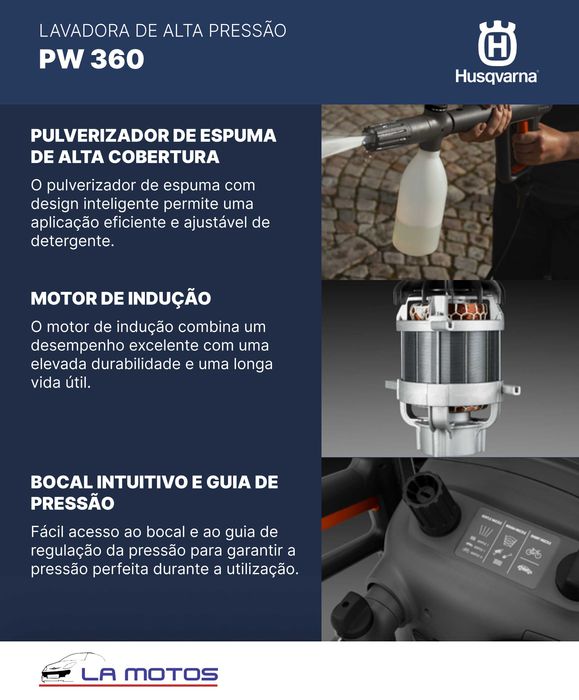 Lavadora Husqvarna PW360