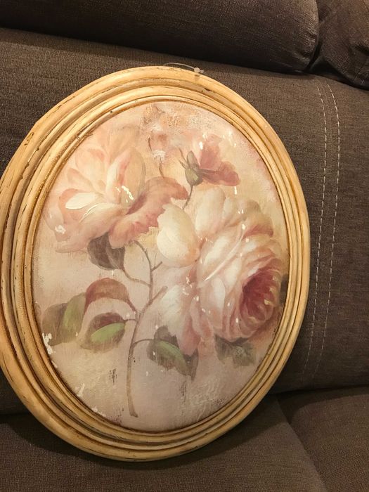 obrazek róże stary