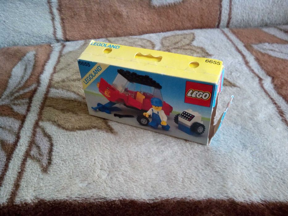 Lego 6655 Auto & Tire Repair z 1984 r. zestaw+pudełko+instrukcja