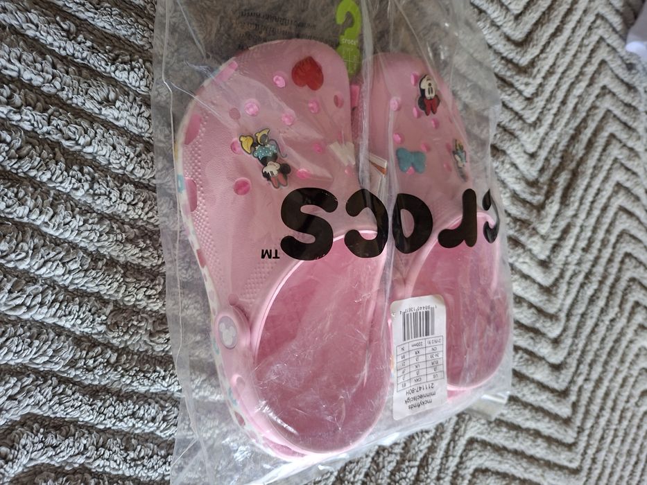 Crocs Minnie Classic K Novas Originais 34/35