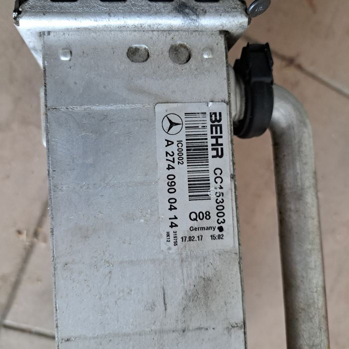 Intercooler chłodnica, kolektor dolotowy, pochlaniacz oparów paliwa