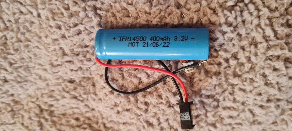 Акумулятор  Lifepo4 IFR14500  400 мА для мышки.для лампы.фонарика