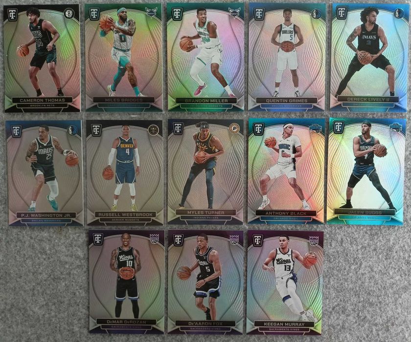 13 kart NBA 2024-25 Totally Certified Westbrook DeRozan Fox Miller