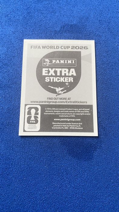 Cromo Extra Sticker Base Cristiano Ronaldo Portugal Mundial 2026 Copa do Mundo Fifa World Cup