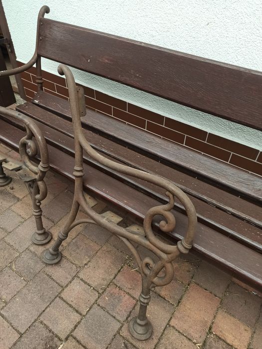 Nogi żeliwne do ławki  typ wiedeński
