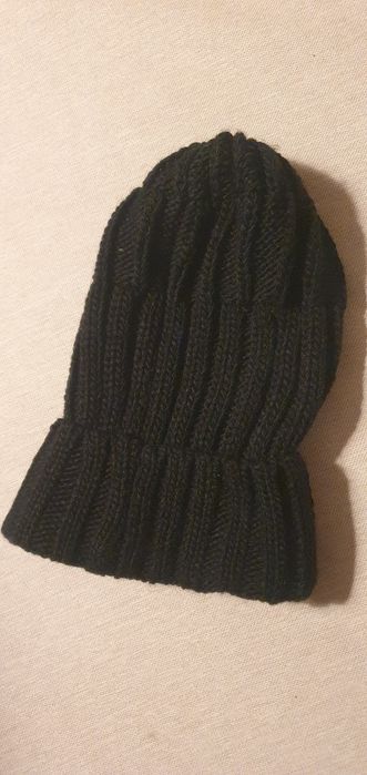 Czapka Puccini jesienno zimowa z warkoczowym splotem one size unisex