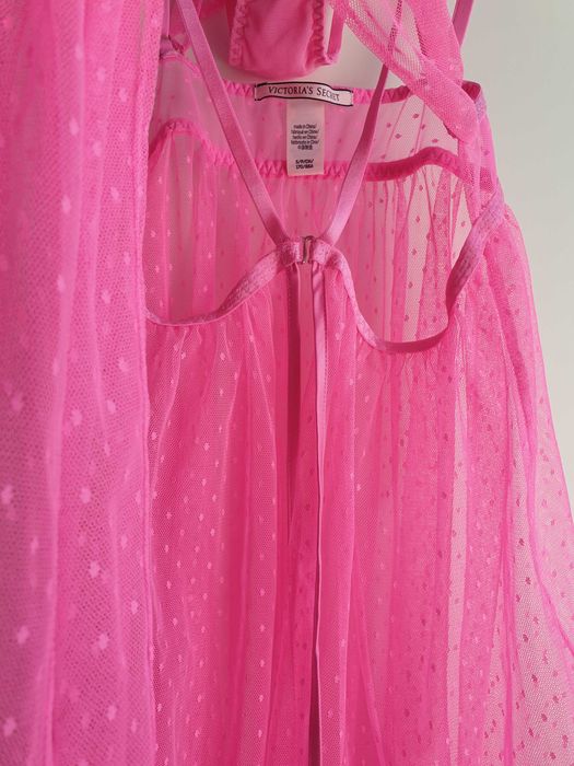 Nowa sexi Rózowa halka+majtki victoria secret