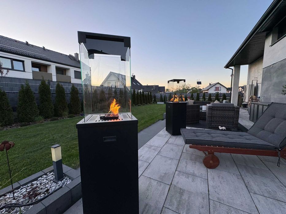 Patio ogrzewacz tarasowy ogrodowy gazowy działka dom pokrowiec gratis