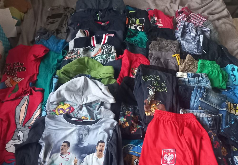 Paka ubrań rozmiar 116