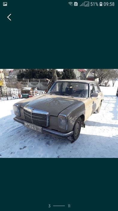 мерседес ретро 115