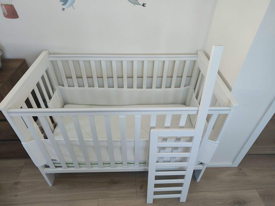 Łóżeczko dziecięce Klupś 120x60 cm materac gratis