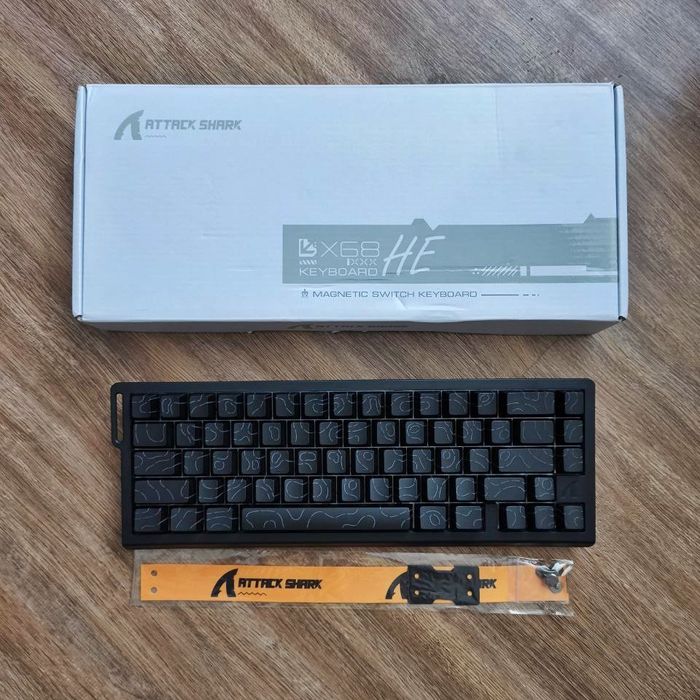 Ігрова магнітна клавіатура Attack Shark X68 HE (8K, Rapid Trigger)