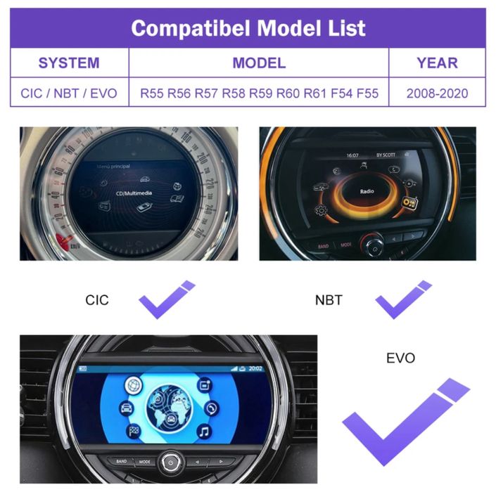 Mini Cooper/one r53 R56 carplay android auto Alfena • OLX Portugal