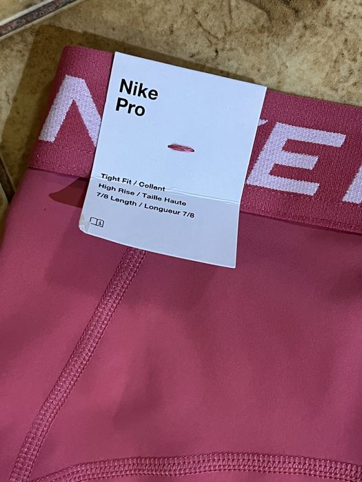 Nike Pro Dri-Fit лосини жіночі XL рожеві нові