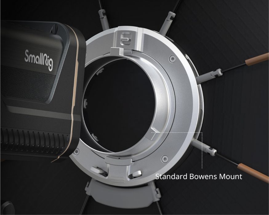 Софтбокс Small Rig LA-O90 восьмикутний, швидкоскладний, Bowens, 90см