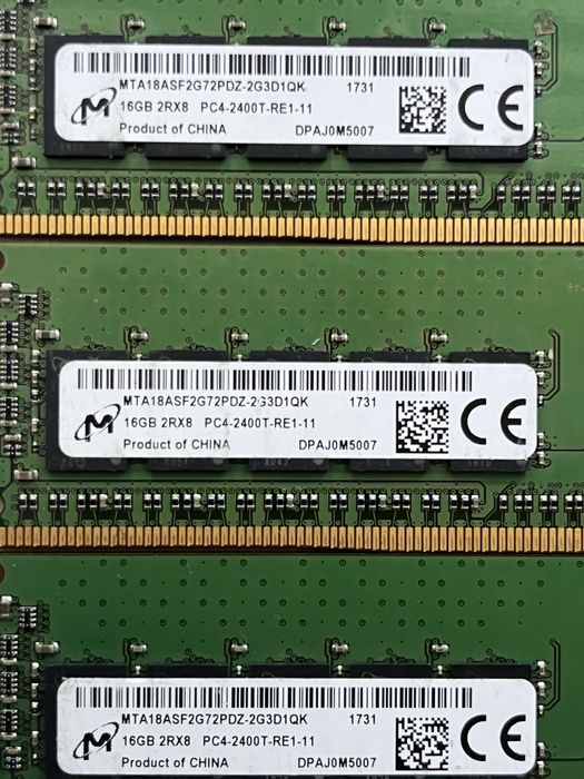 Серверна оперативна память DDR4 16GB-2400T