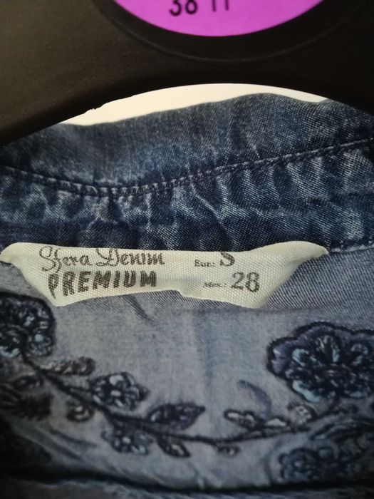 Camisa de ganga comprida Sfera