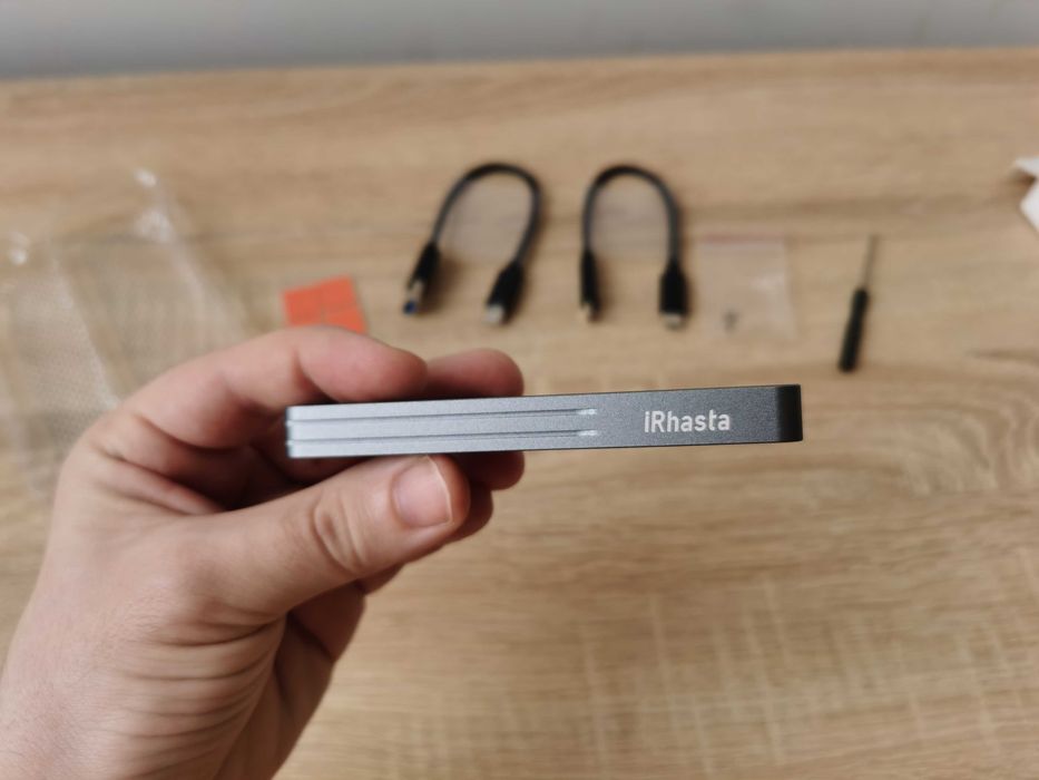 NVMe карман JMicron для внешнего m.2 SSD диска Type-C 3.2 gen2 (10 Gbit/s)